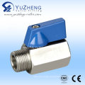 Stainless Steel Female/Male Thread Mini Ball Valve